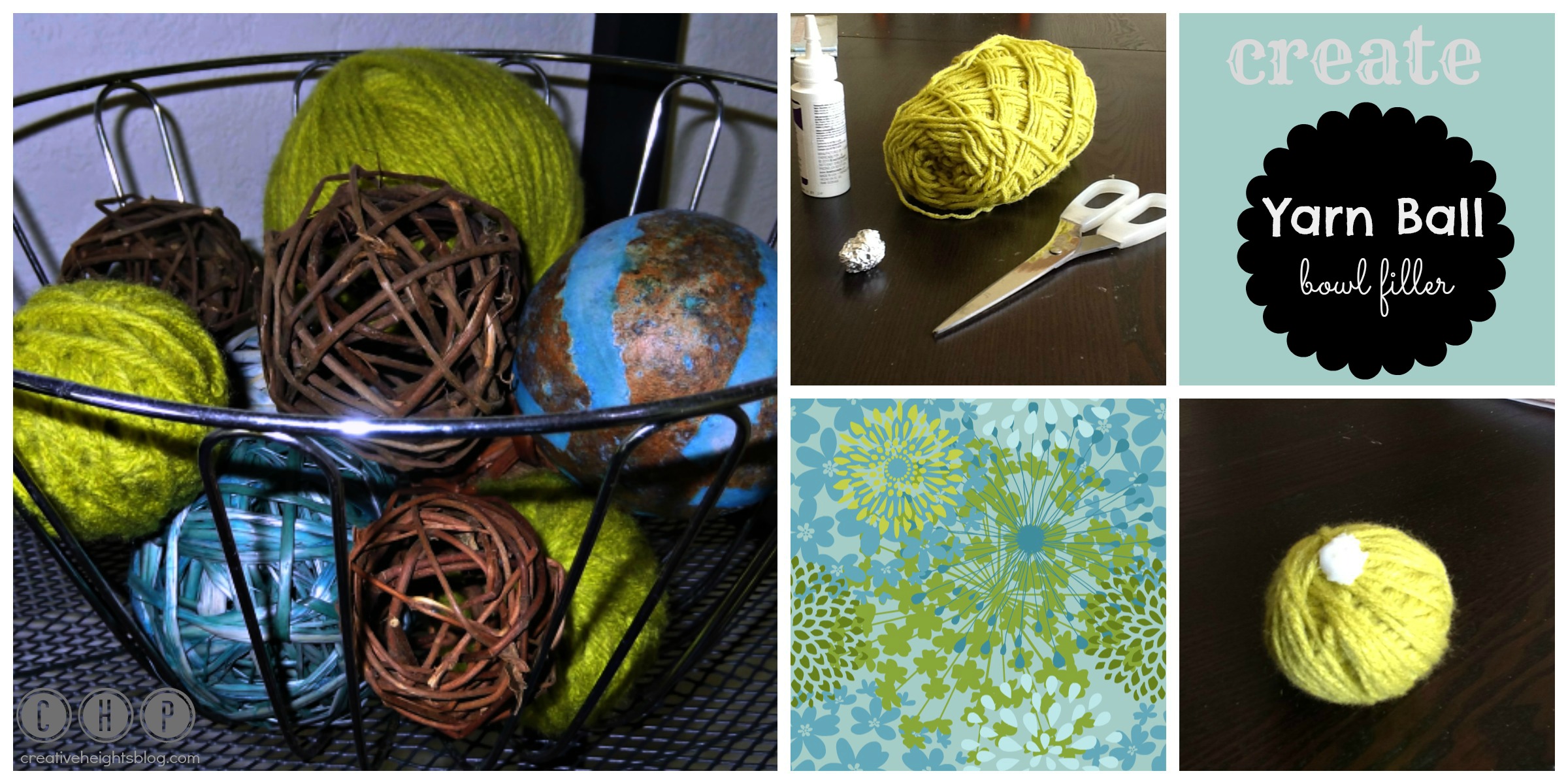 yarn ball Collage